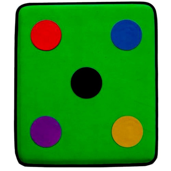 Five Bulls-Eye Fencing Target Felt Suitable for Fencing Gym & Self-Training NWT - Picture 1 of 4